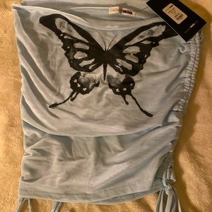 Fashion Nova Butterfly Tube Top